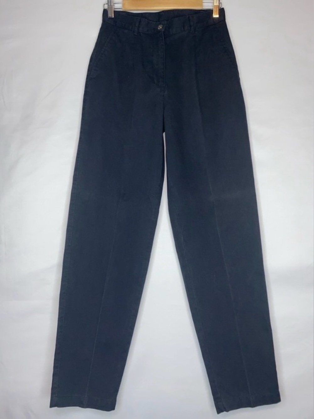Vintage L.L Bean Trouser Pants Straight Leg High Waist Dart Pockets Size 8